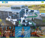 A website design for a water park.