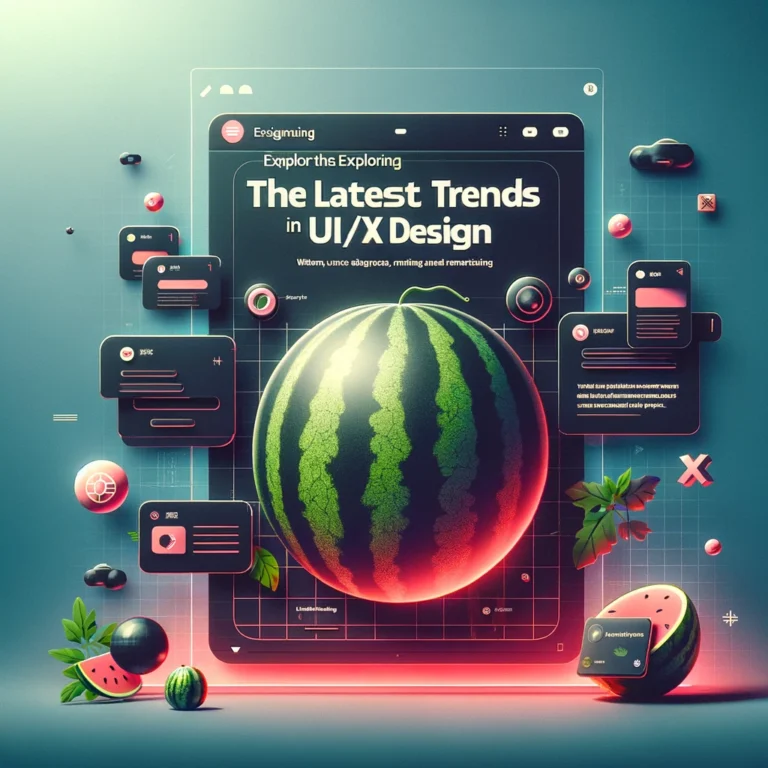 The Latest Trends in UI/UX Design.