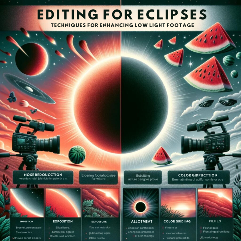 Editing for Eclipses Techniques for Enhancing Low Light Footage